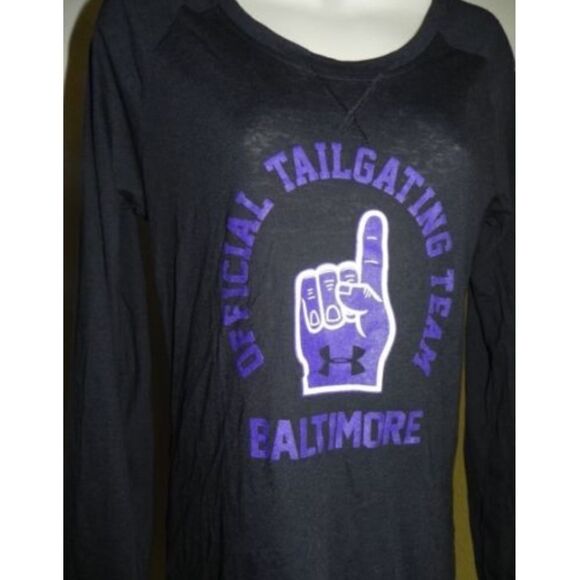 Under Armour Shirt Black Medium Womens NWT - Picture 2 of 3